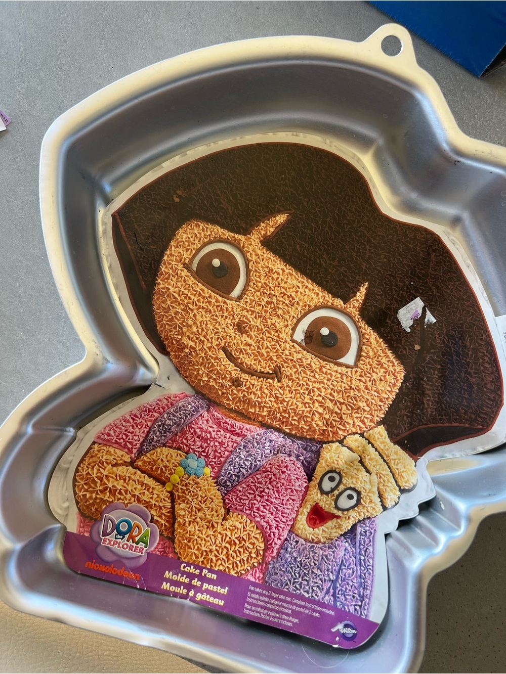 Wilton Dora the Explorer Cake Pan - Silver